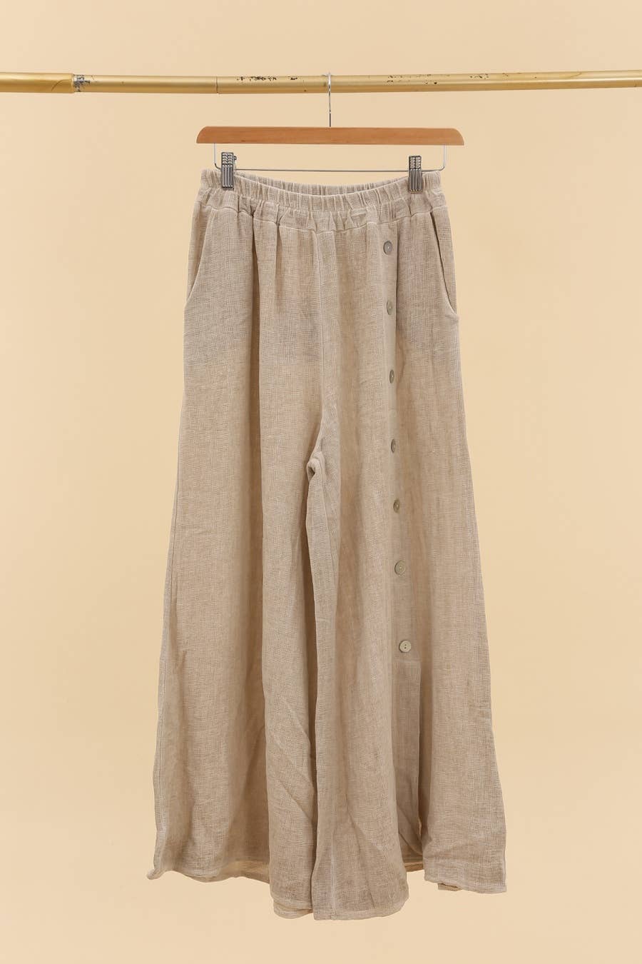 Trousers in 50% cotton 50% linen REF. 8007