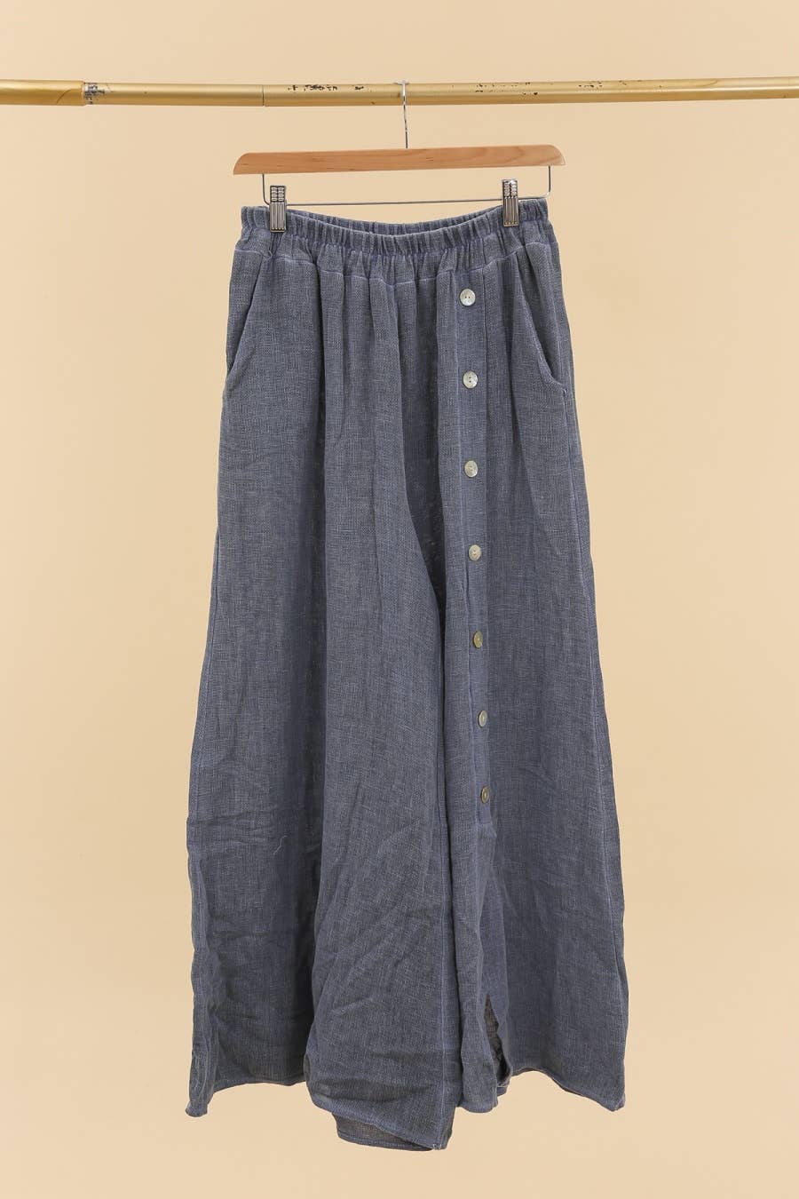 Trousers in 50% cotton 50% linen REF. 8007