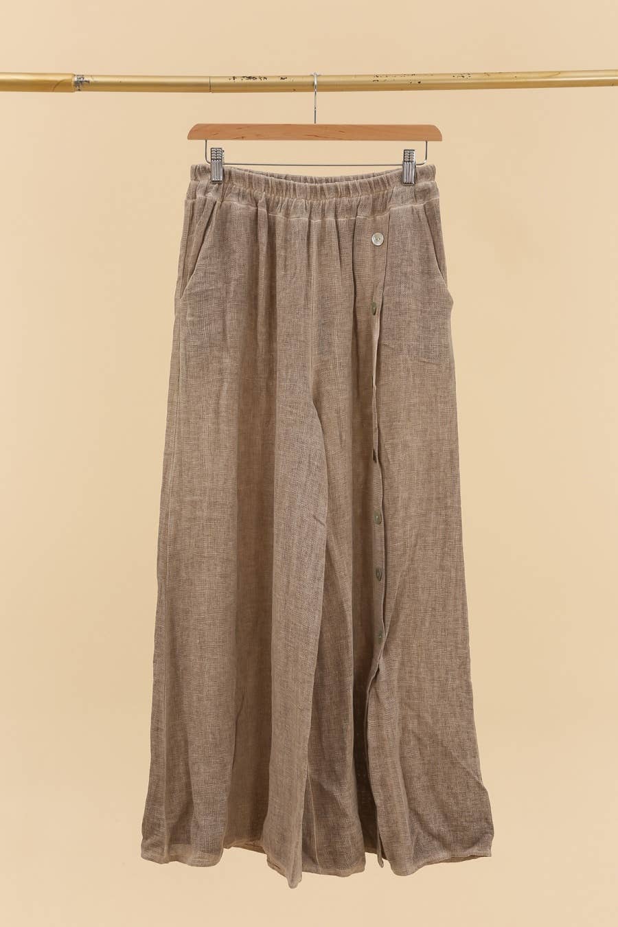 Trousers in 50% cotton 50% linen REF. 8007
