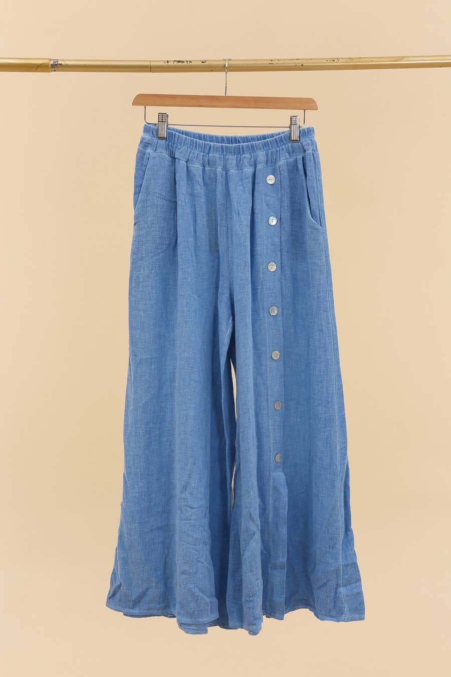 Trousers in 50% cotton 50% linen REF. 8007