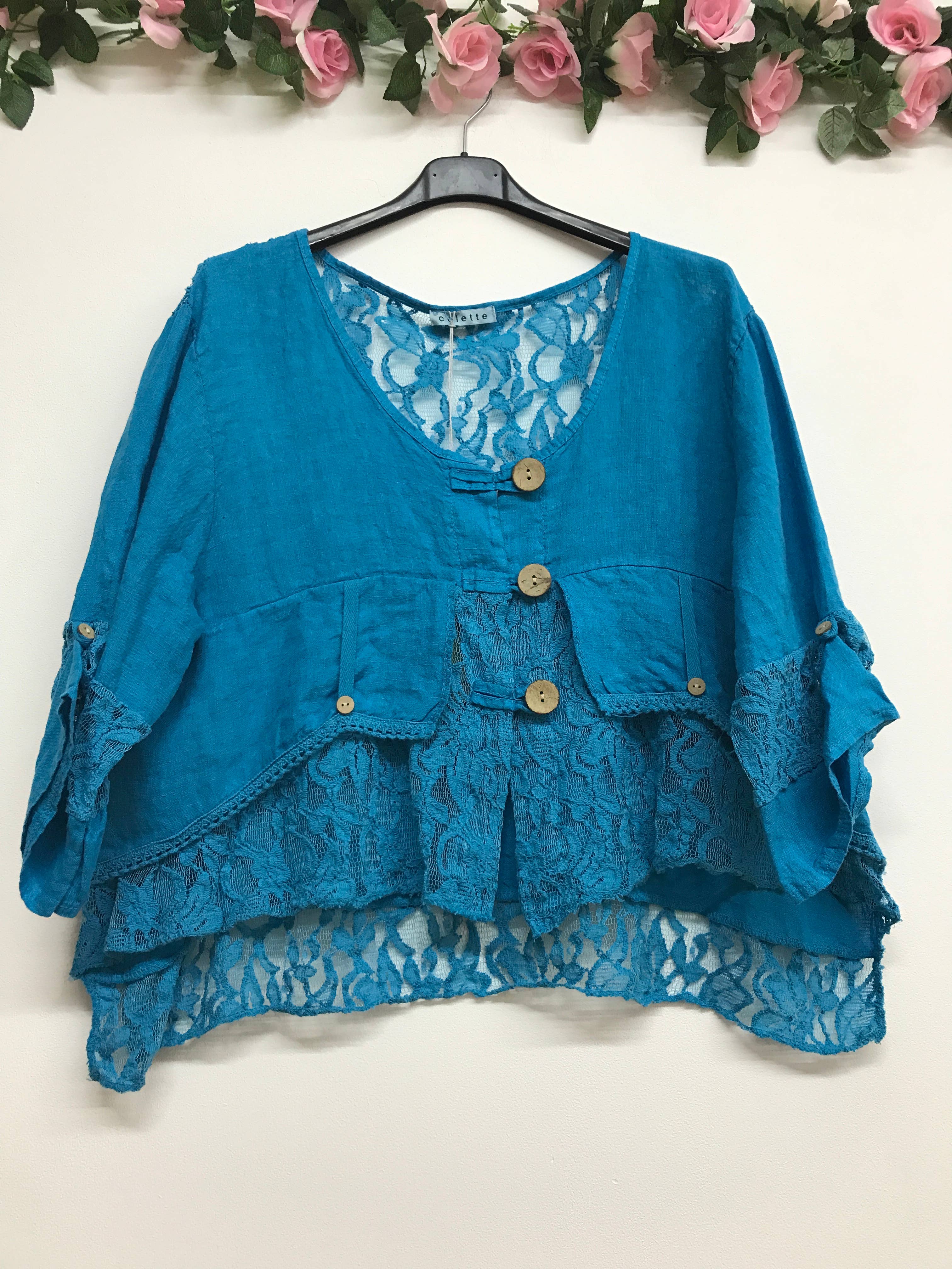 VEST IN LINEN 9207 SPRING SUMMER