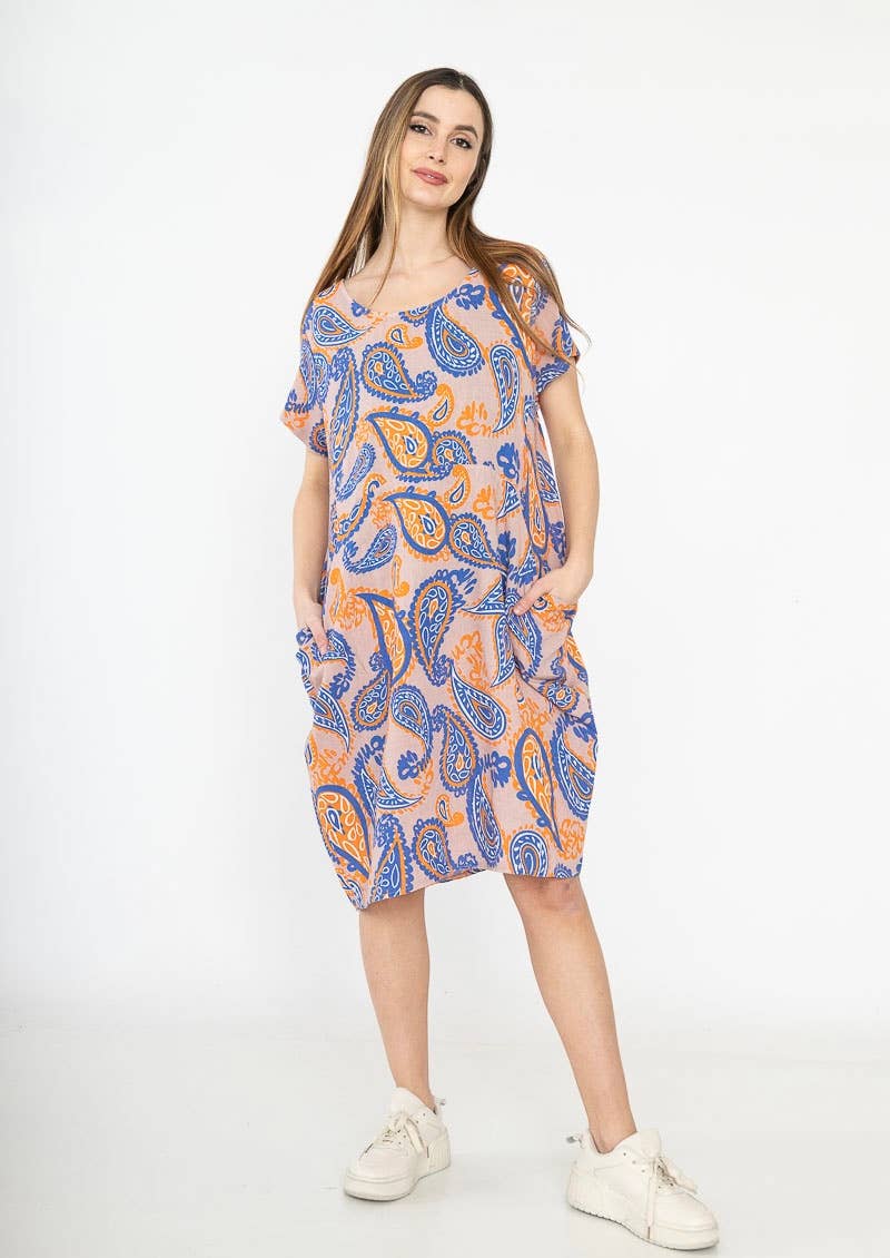 LINEN DRESS 3533