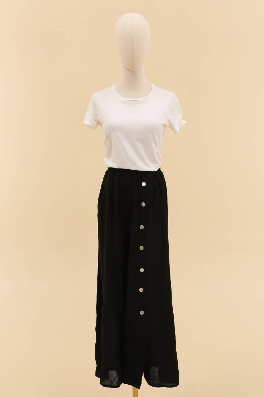 Trousers in 50% cotton 50% linen REF. 8007