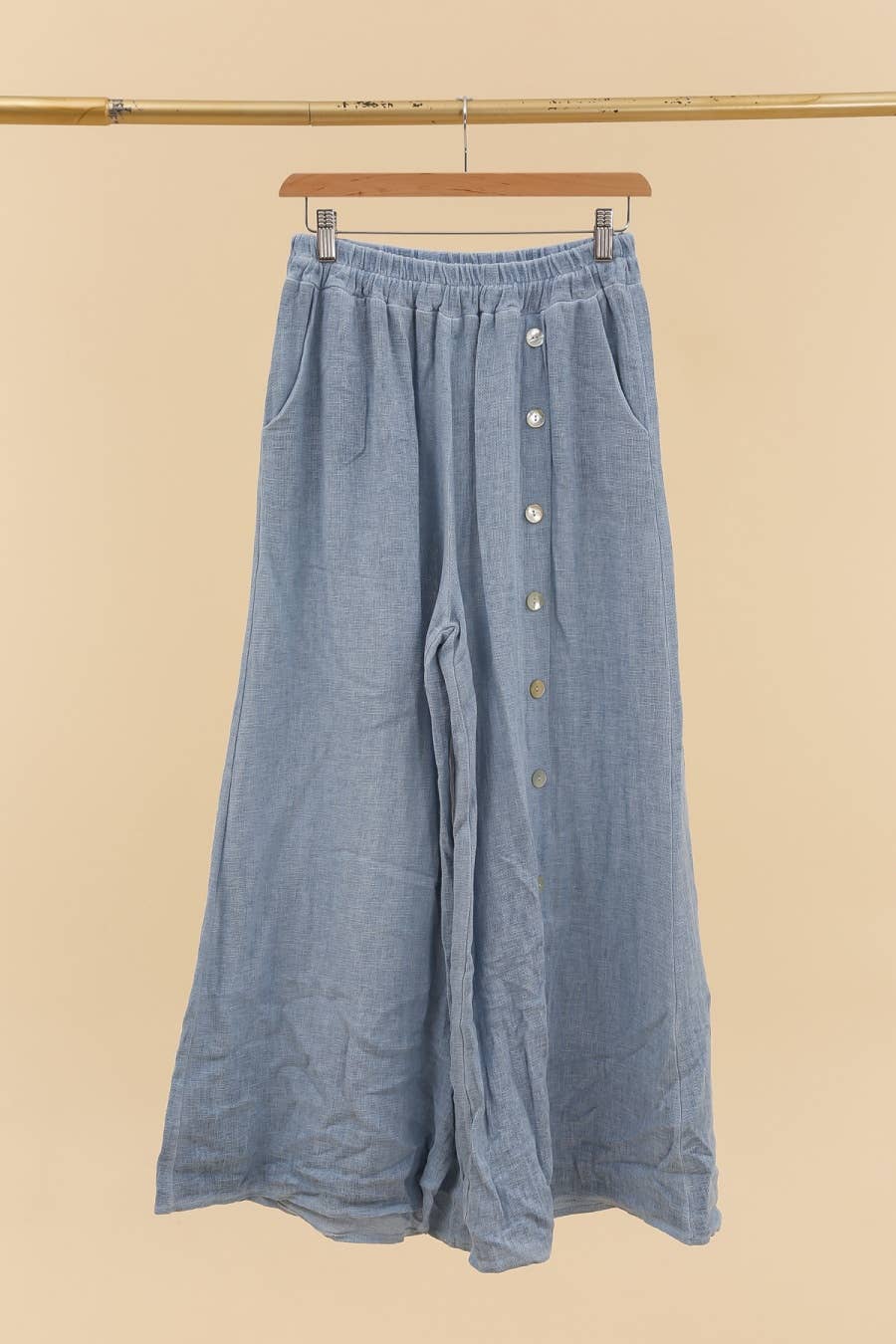 Trousers in 50% cotton 50% linen REF. 8007