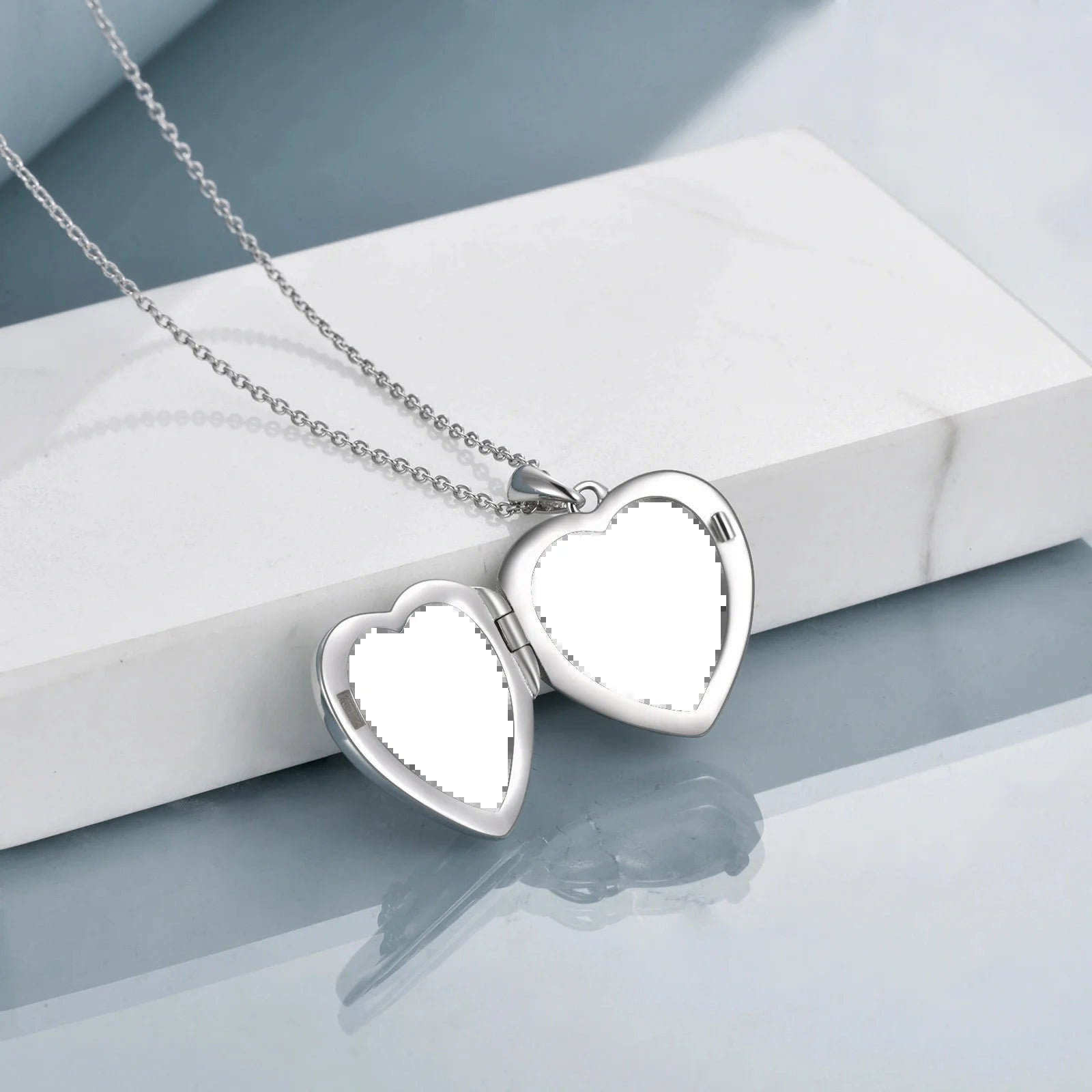 Anniversary Gifts for Women Sterling Silver Heart Cat Lockets Necklace That Holds Pictures Jewelry Birthday Gifts