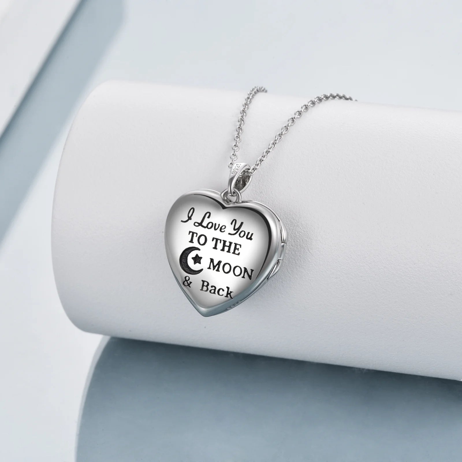 Anniversary Gifts for Women Sterling Silver Heart Cat Lockets Necklace That Holds Pictures Jewelry Birthday Gifts