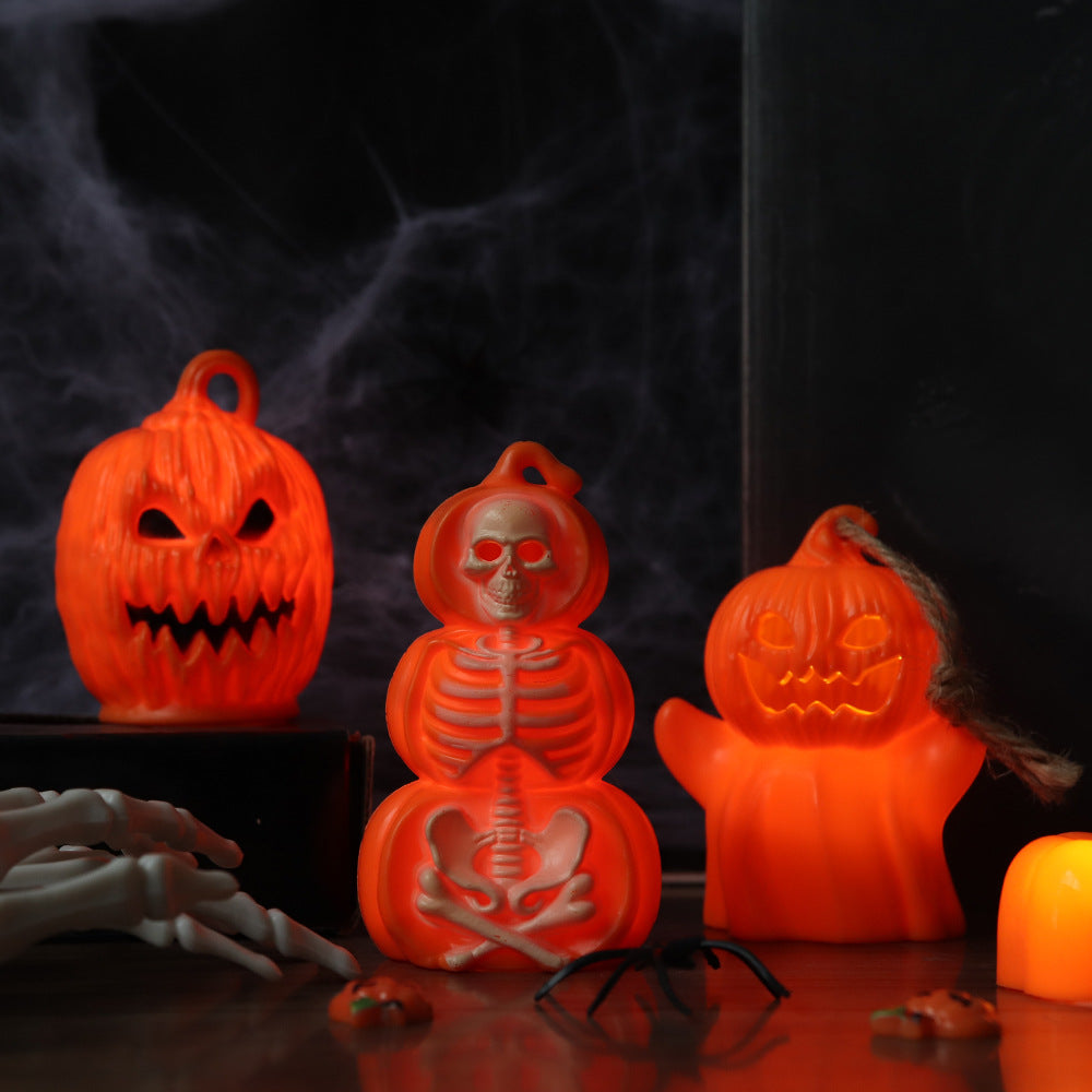 Unique Pumpkin Candle Lights – Ghostly Night Light Accessory for