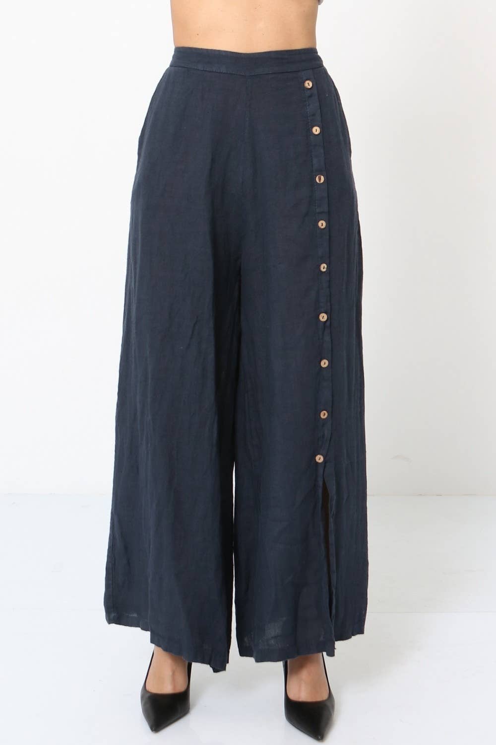 100% Linen Trousers REF. 9320