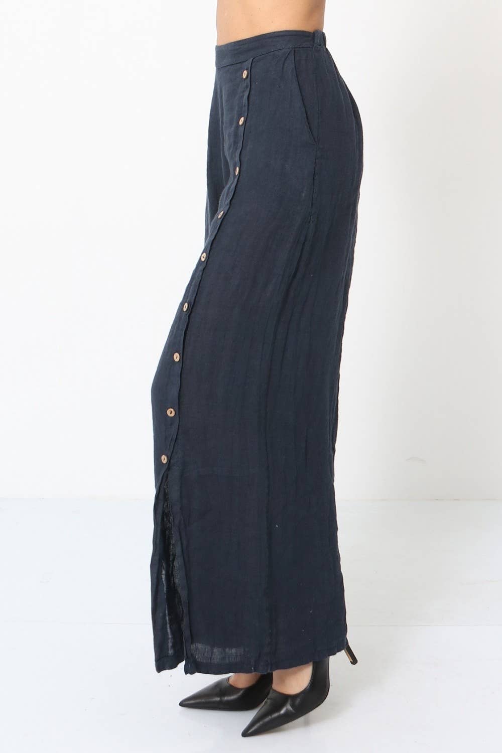 100% Linen Trousers REF. 9320