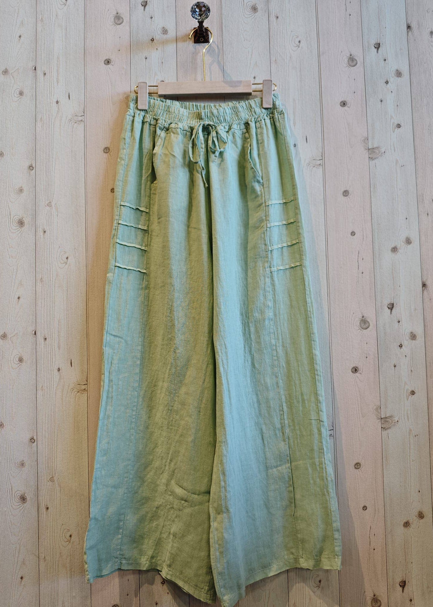 Leinenhose mit Taschen