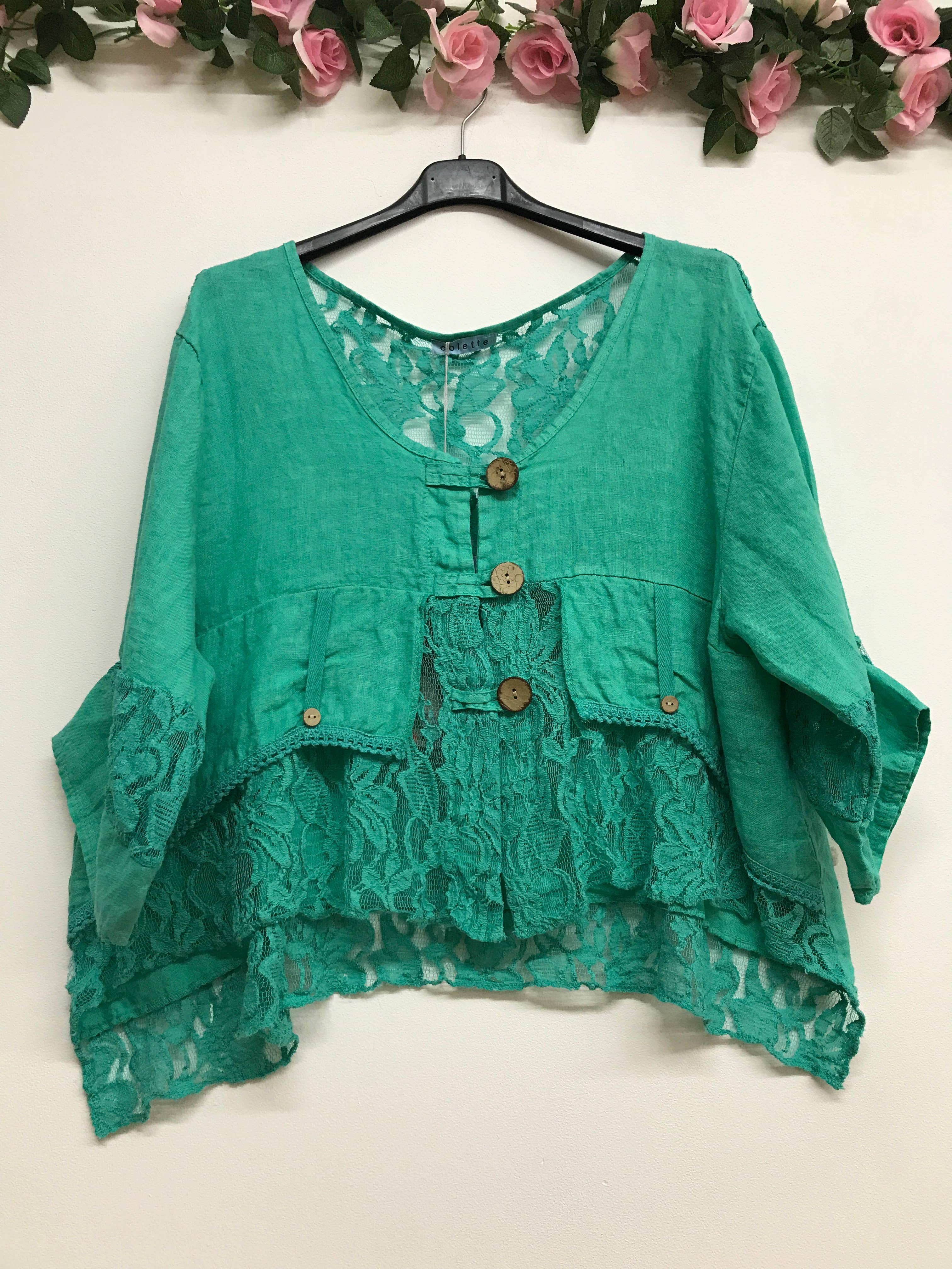 VEST IN LINEN 9207 SPRING SUMMER