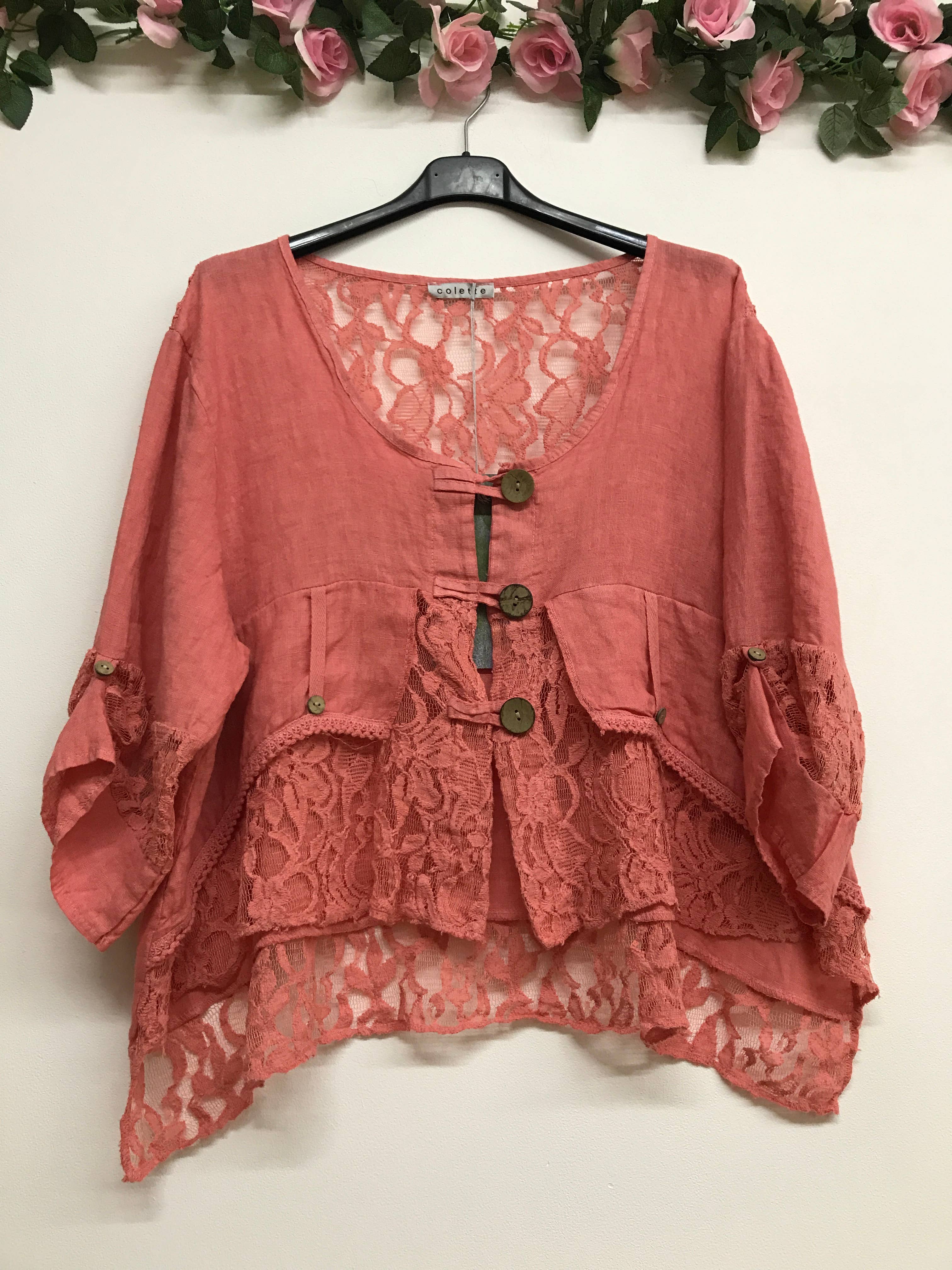 VEST IN LINEN 9207 SPRING SUMMER