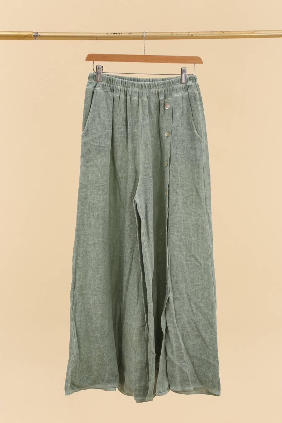 Trousers in 50% cotton 50% linen REF. 8007