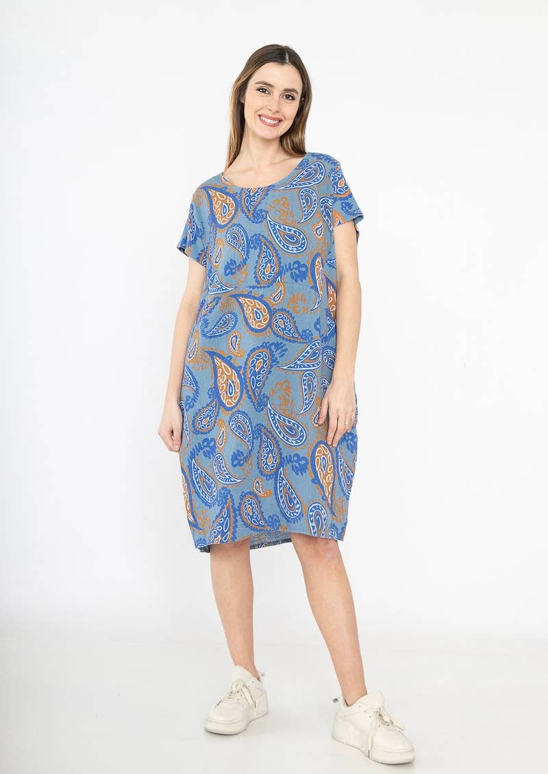 LINEN DRESS 3533