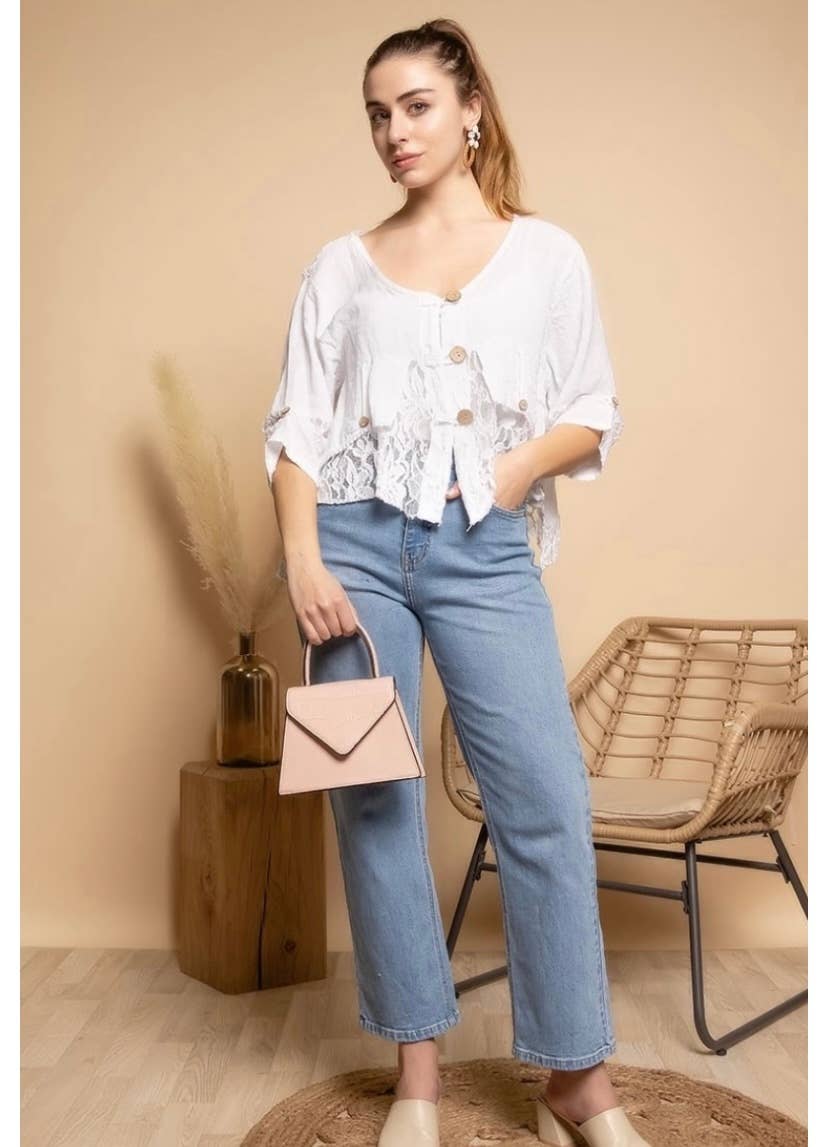 VEST IN LINEN 9207 SPRING SUMMER