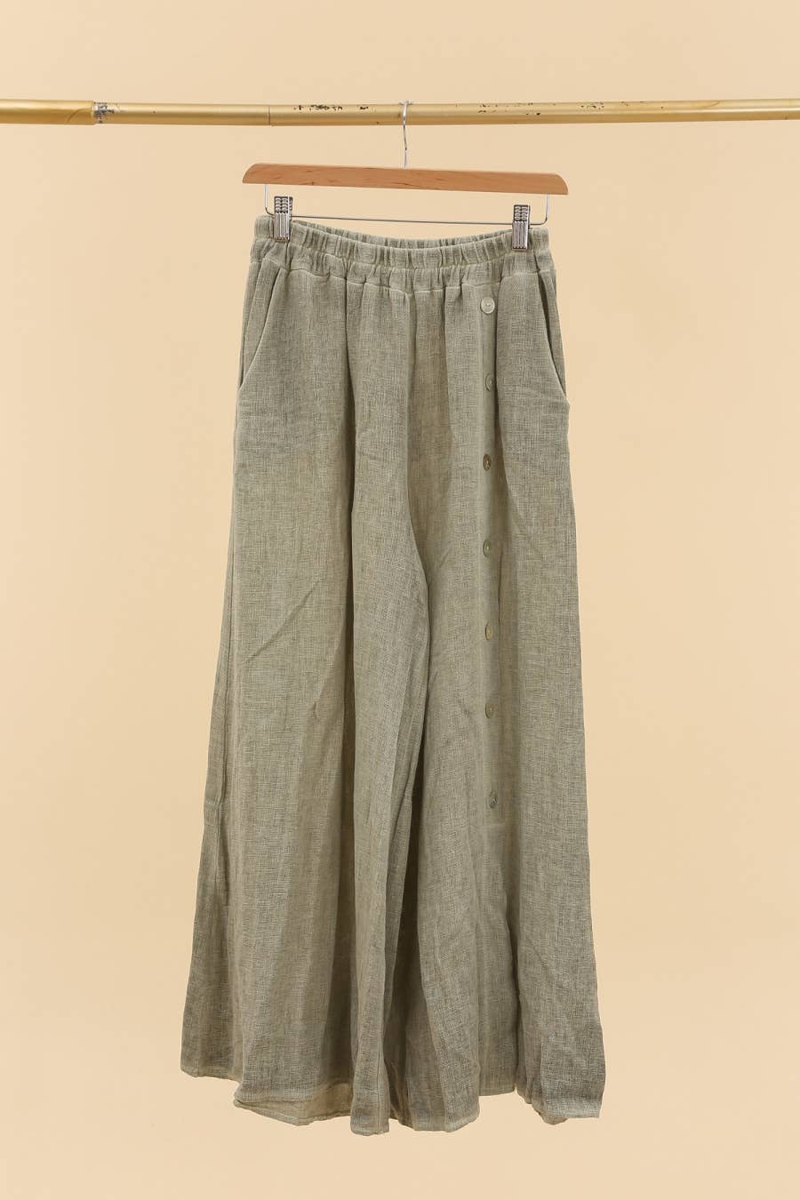 Trousers in 50% cotton 50% linen REF. 8007