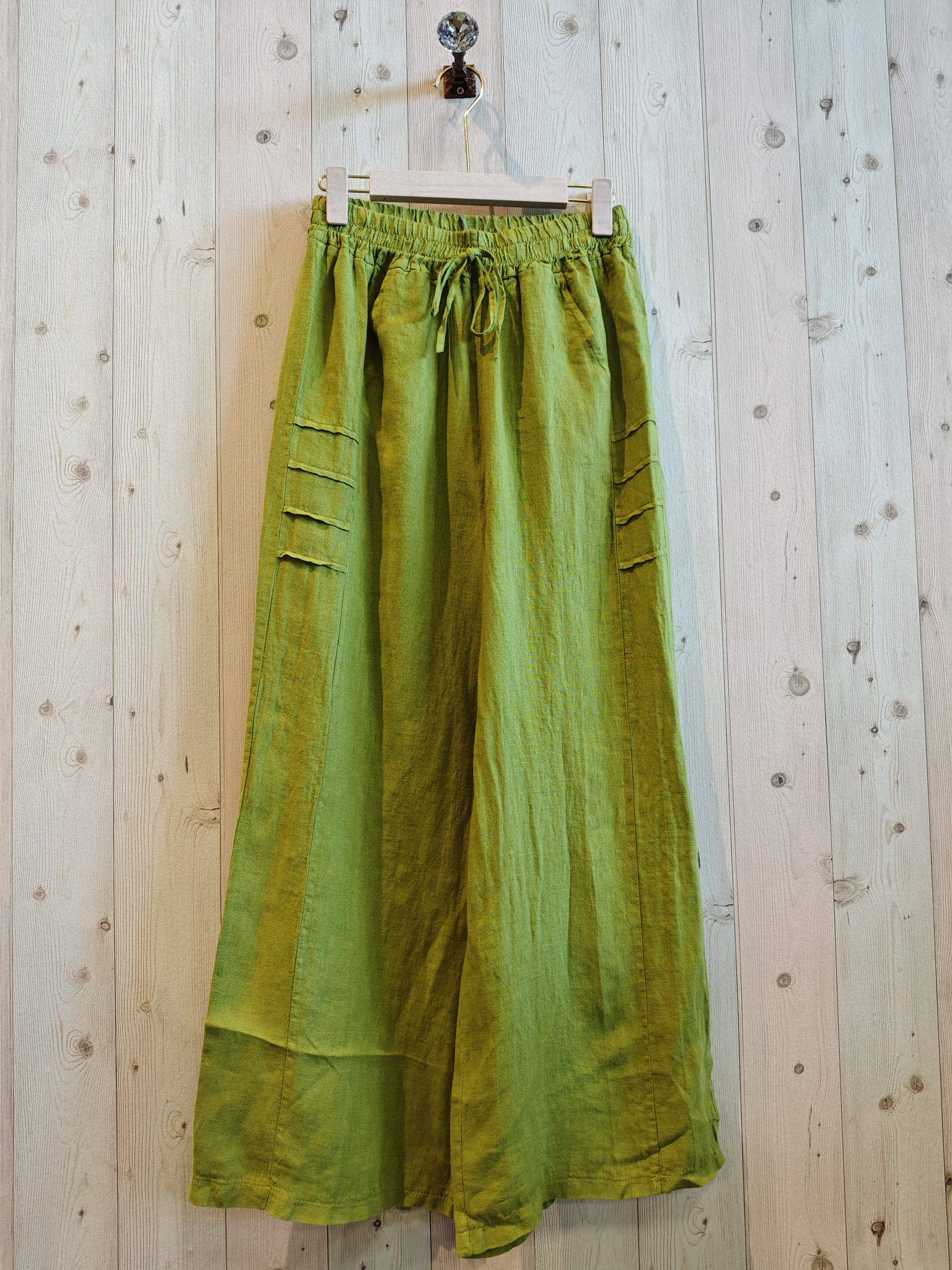 REF 17686 TROUSERS WITH POCKETS 100% LINEN