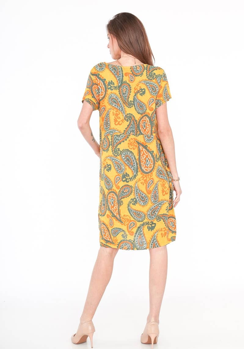 LINEN DRESS 3533