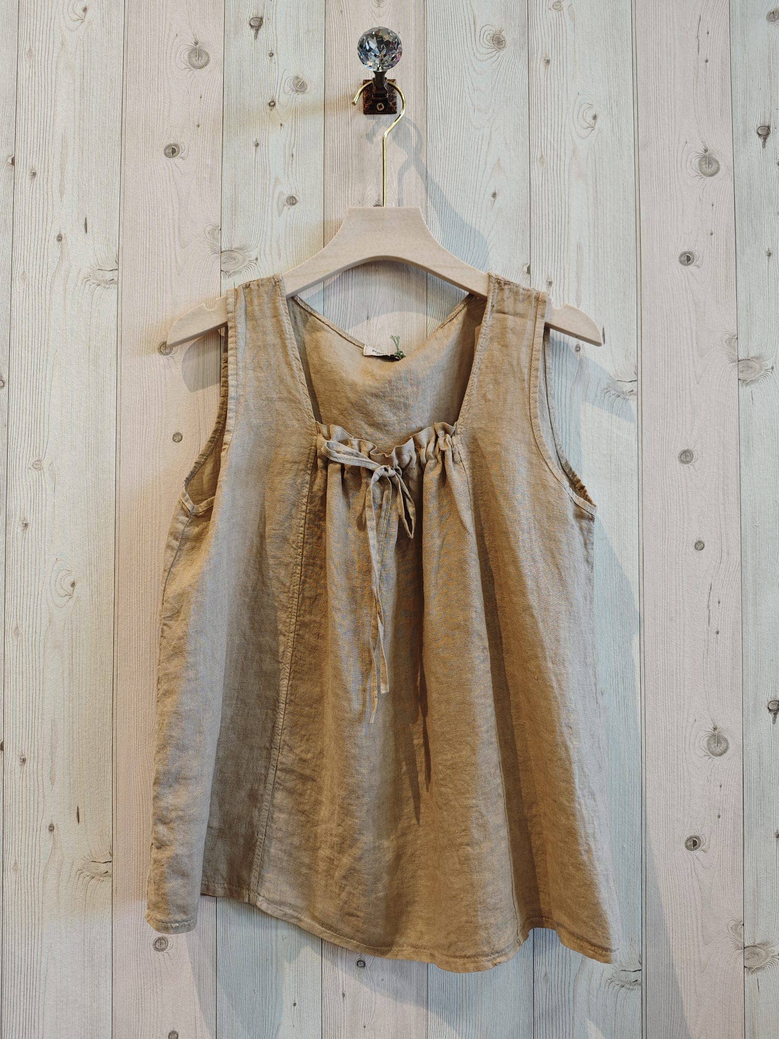 REF 17579 100% LINEN T-SHIRT
