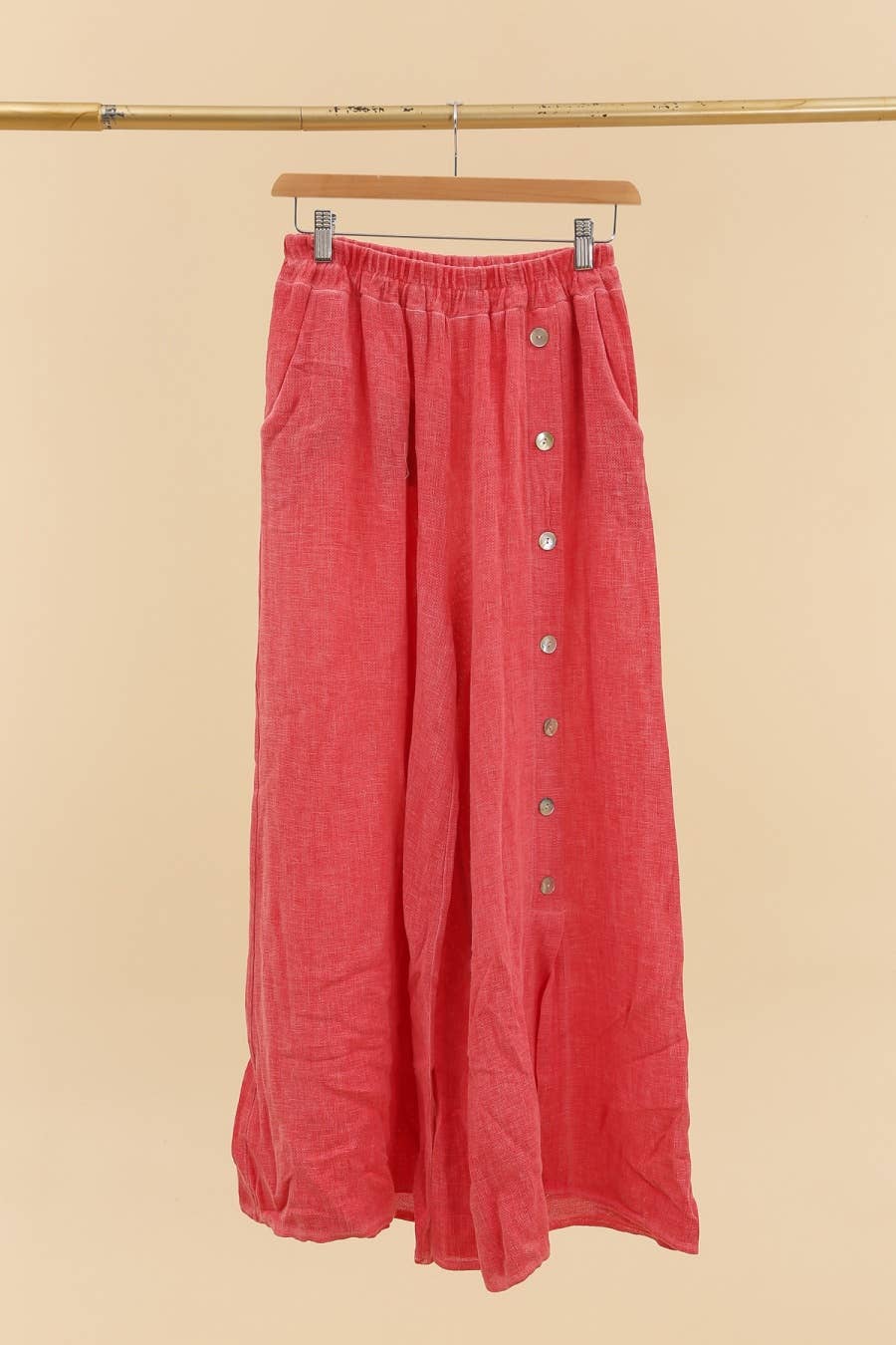 Trousers in 50% cotton 50% linen REF. 8007
