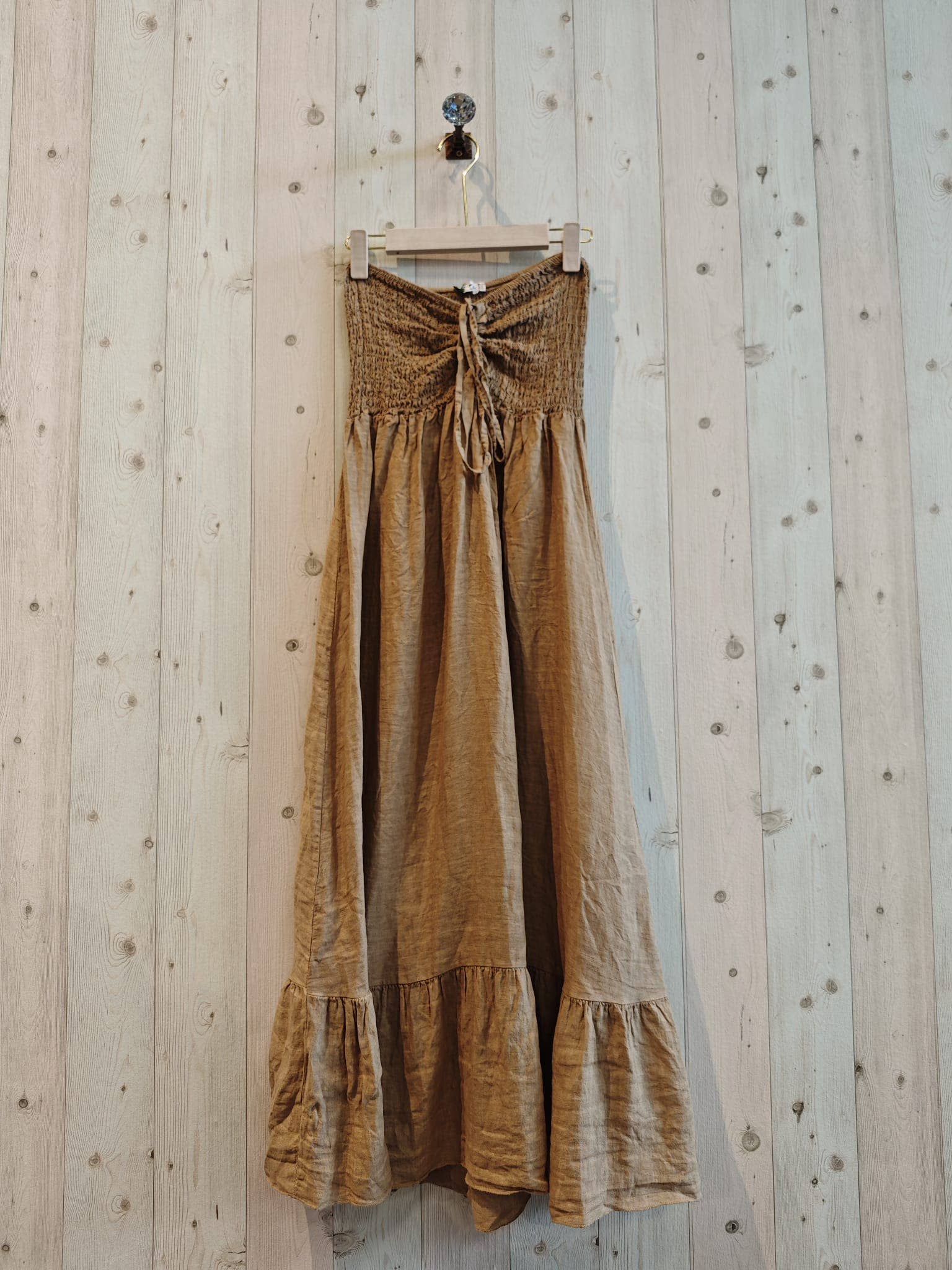 REF 72139 100% LINEN WORD OF HONOR DRESS
