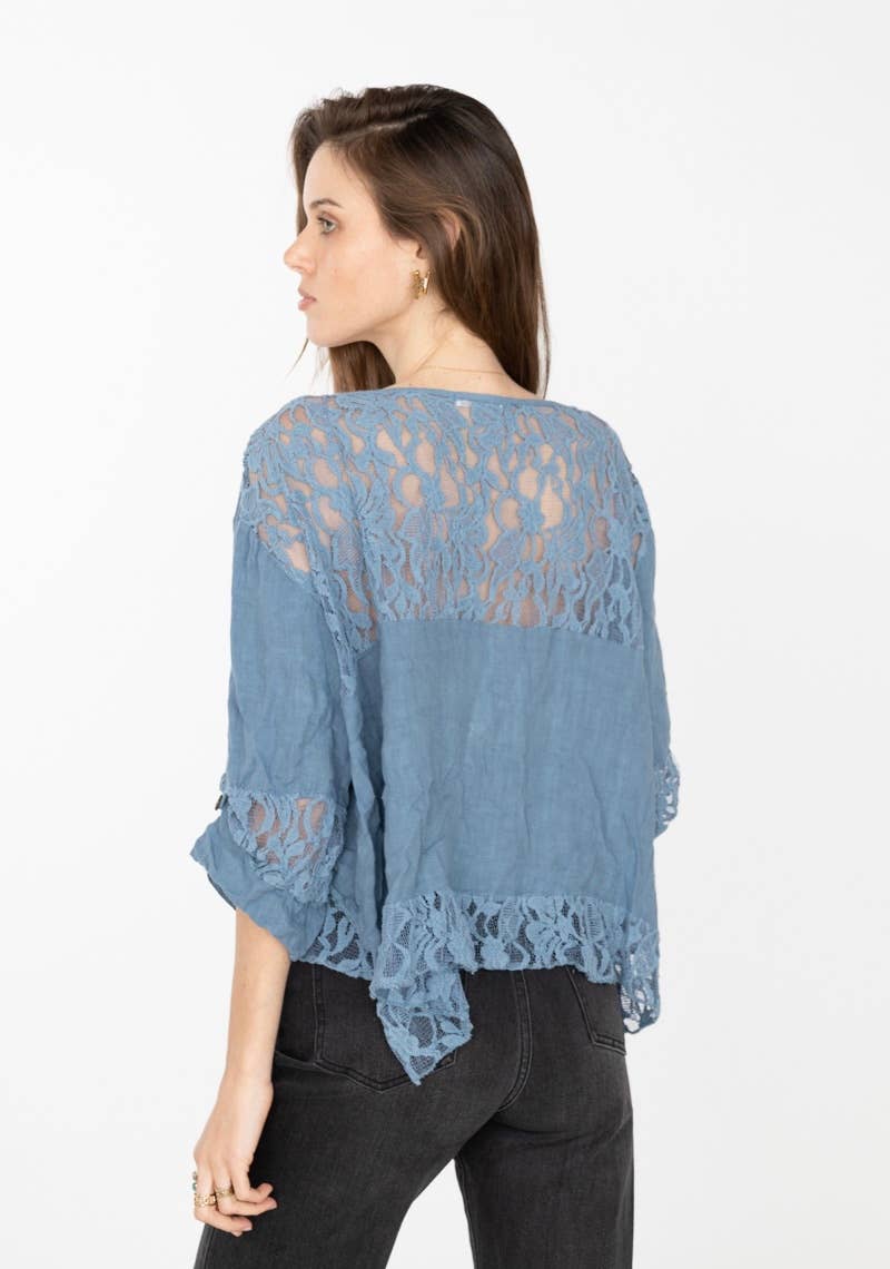 VEST IN LINEN 9207 SPRING SUMMER