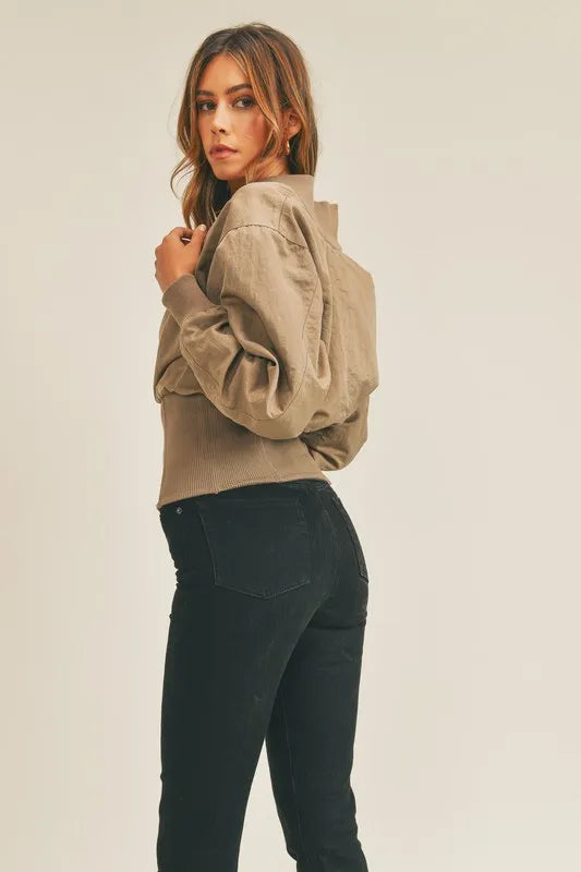 MABLE Long Sleeve Two Way Jacket