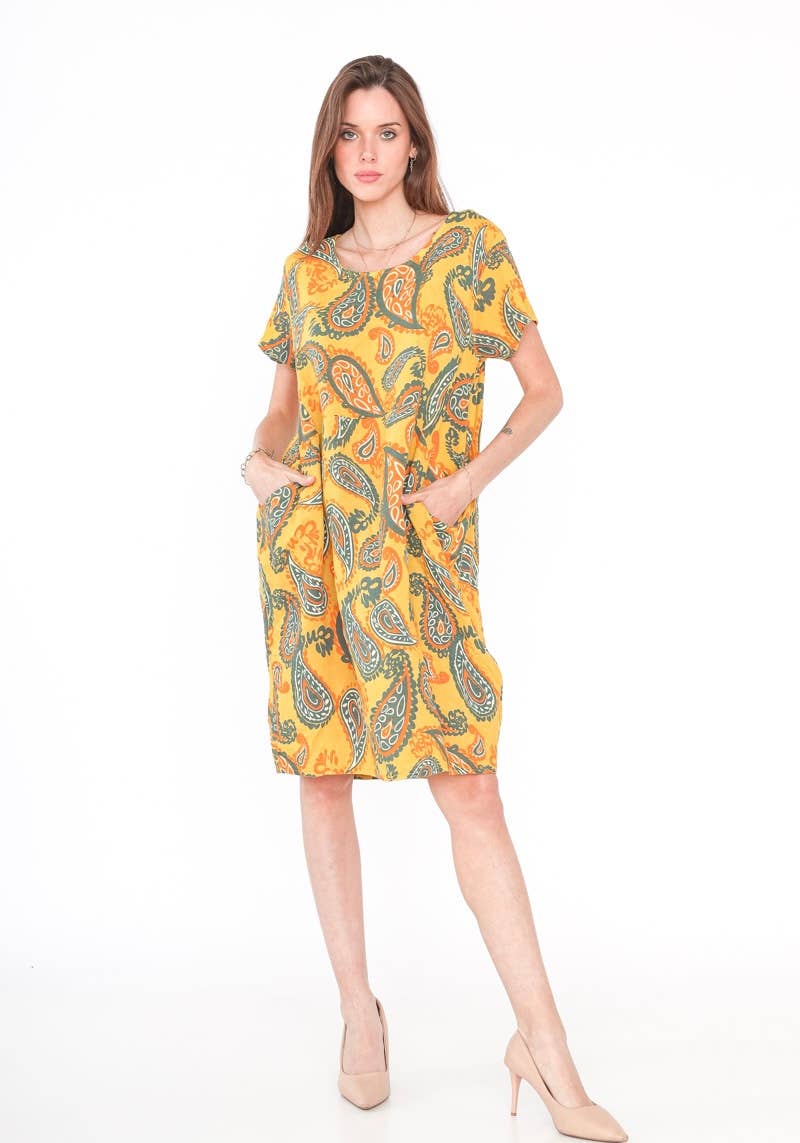 LINEN DRESS 3533