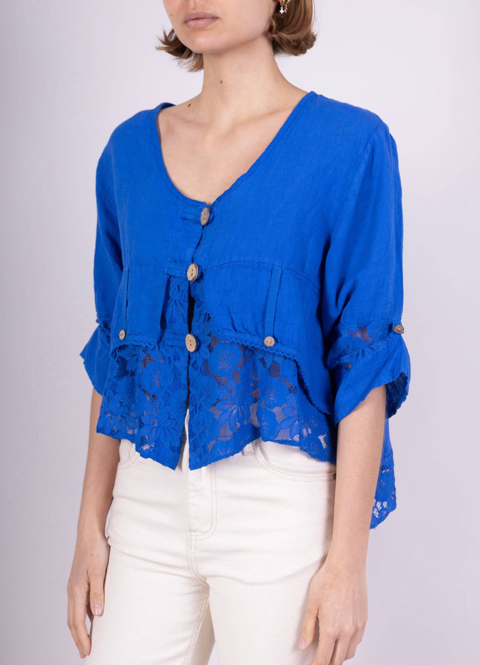 VEST IN LINEN 9207 SPRING SUMMER