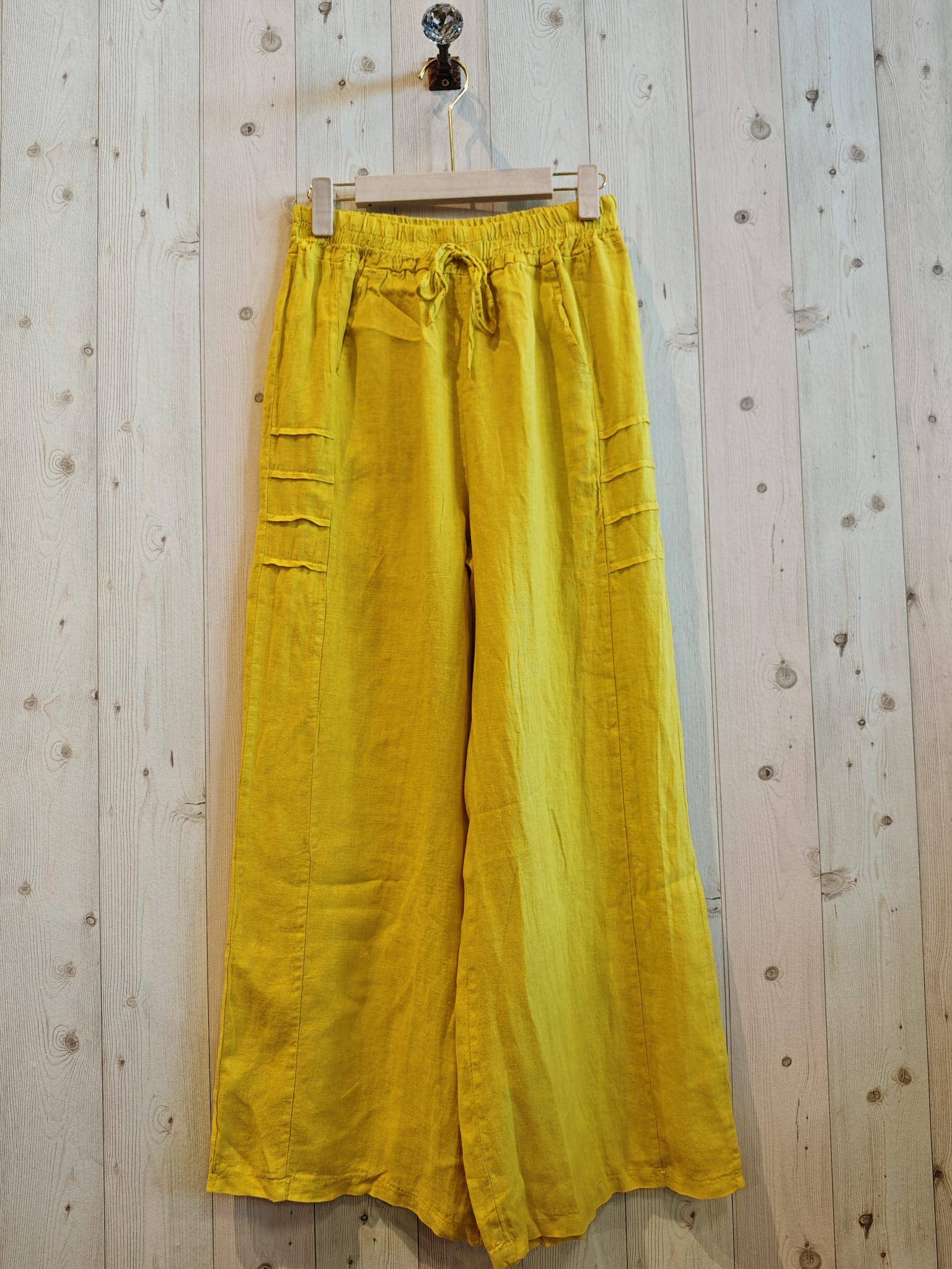 REF 17686 TROUSERS WITH POCKETS 100% LINEN