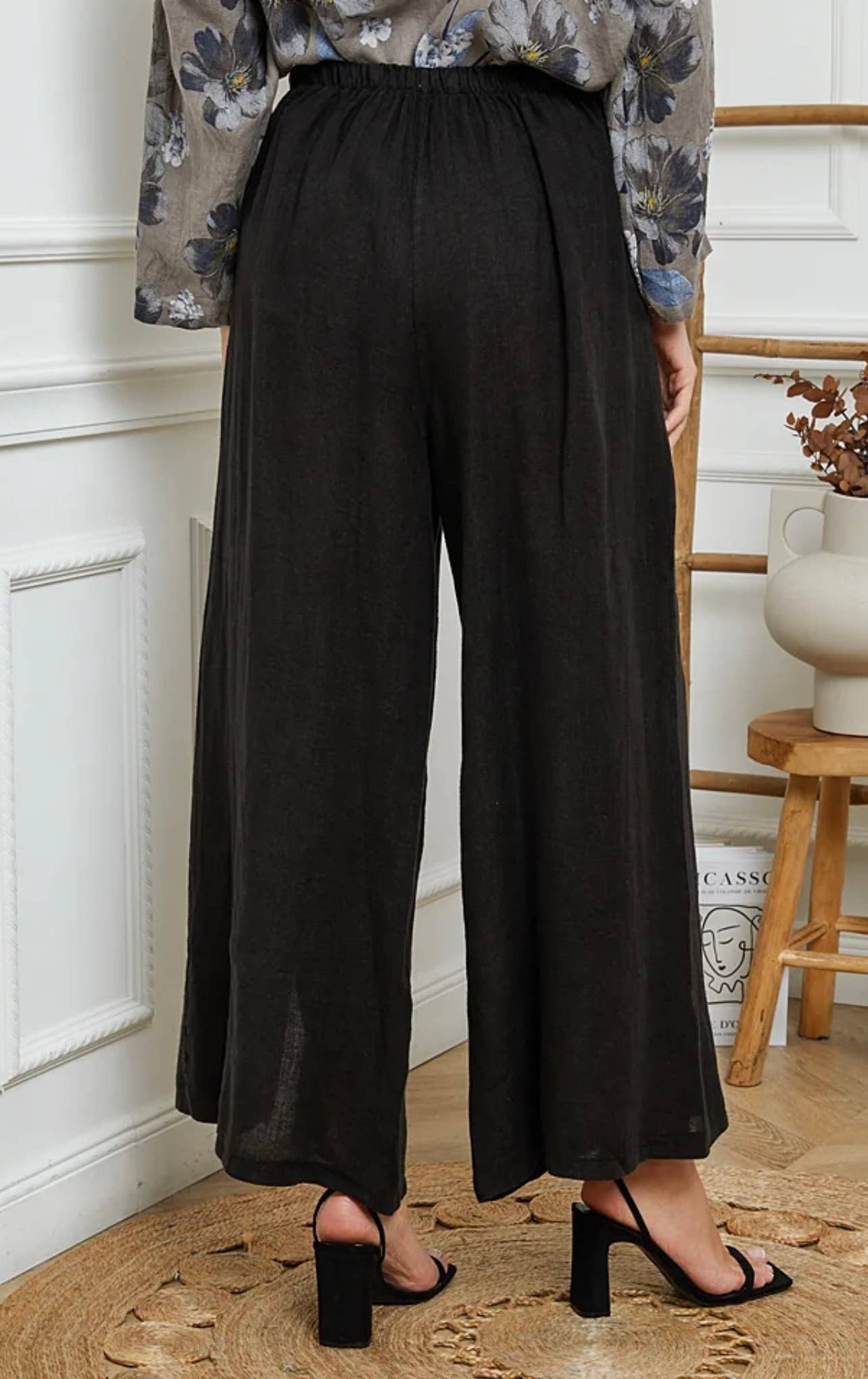 100% Linen Trousers REF. 9320