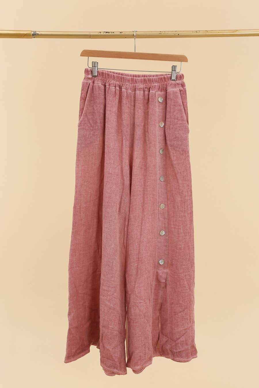 Trousers in 50% cotton 50% linen REF. 8007